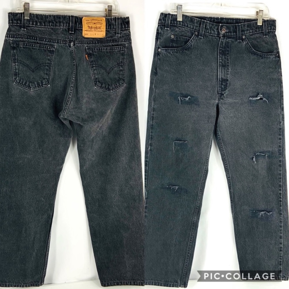 ‼️MOVING SALE‼️ Vintage 505 Orange Tab Levi’s Straight Distressed